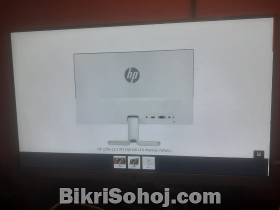 HP Monitor- 22f 21.5 Inch IPS LED Full HD ( White)
